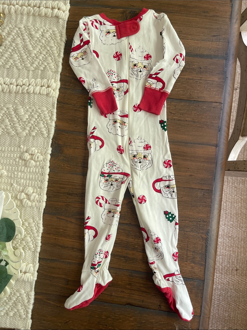 TBBC - Holiday Santa One-Piece Pajamas